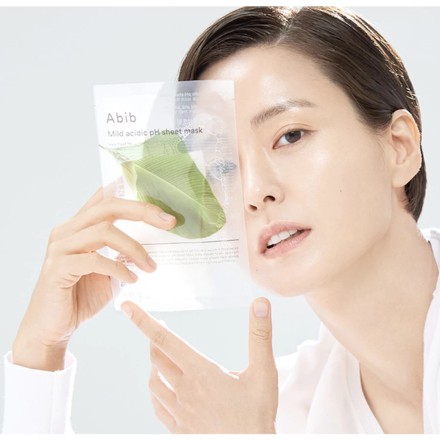 Abib - Mild Acidic pH Sheet Face Mask, Heartleaf Fit 30ml. (Pack of 3)