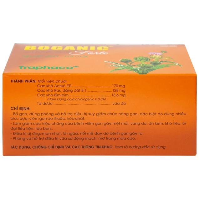 Traphaco - Boganic - Liver Supplement Viên Uống Bổ Gan (50 Capsules)