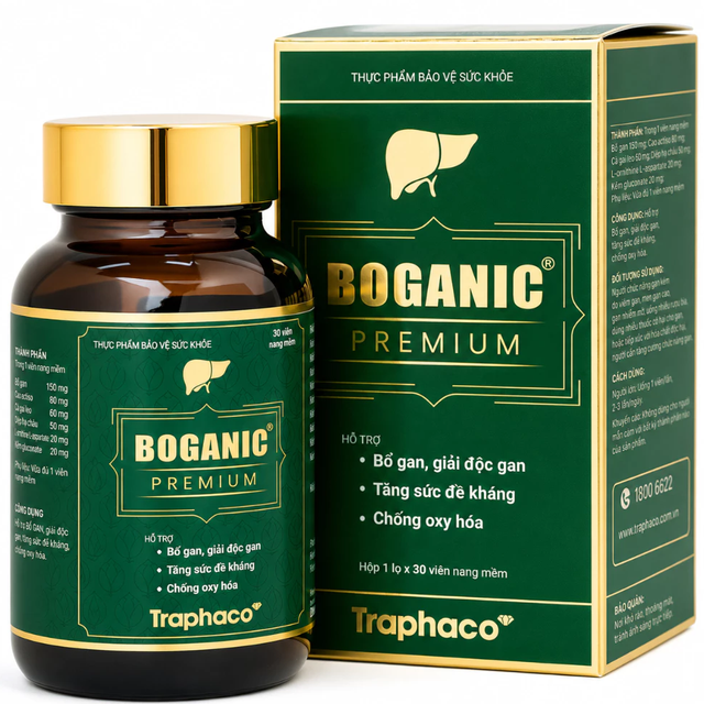 Traphaco - Boganic - Antioxidant, Liver Detoxification and Protection, Boost Immune System (30 Capsules)