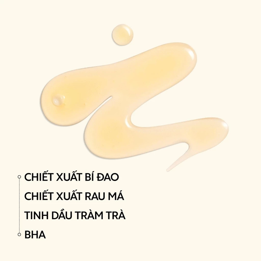 Cocoon Vietnam - Winter Melon Cleanser (Gel Bí Đao Rửa Mặt) with Winter Melon & Centella Extract, Tea Tree Oil & BHA 500ml.