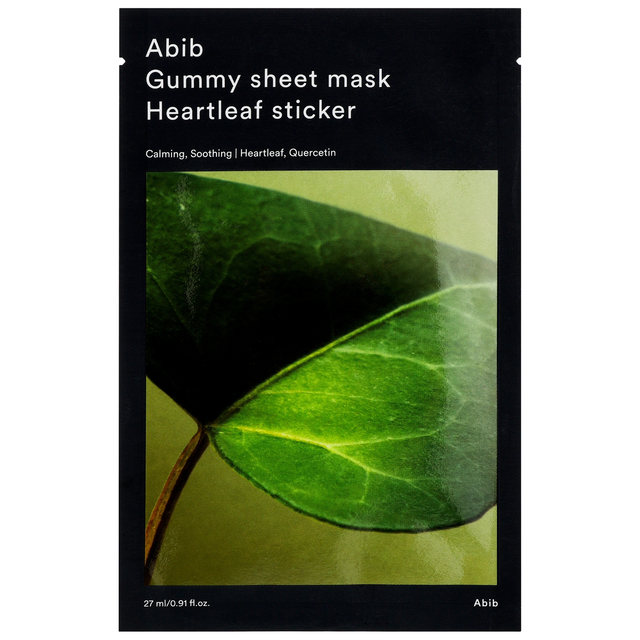 Abib - Gummy Sheet Mask Heartleaf Sticker 27ml. (Pack of 3)