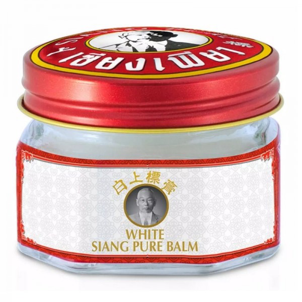 Siang Pure - White Balm for Massage 40 g. (Pack of 3) - Made in Thailand