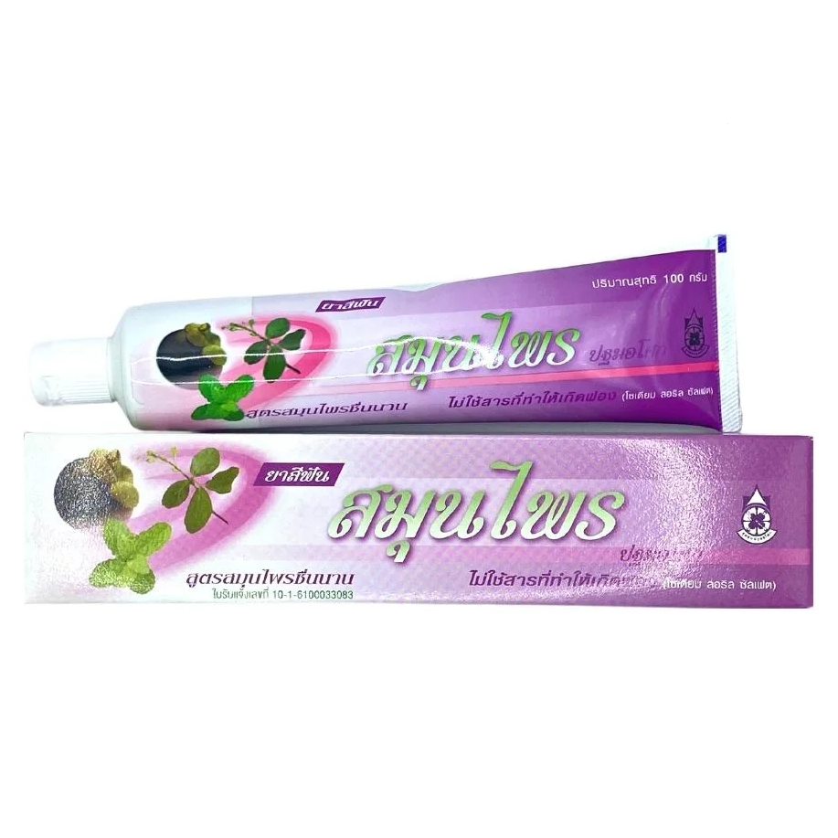 Pathom Asok - Herbal Toothpaste - Long-lasting Freshness Formula 100g.